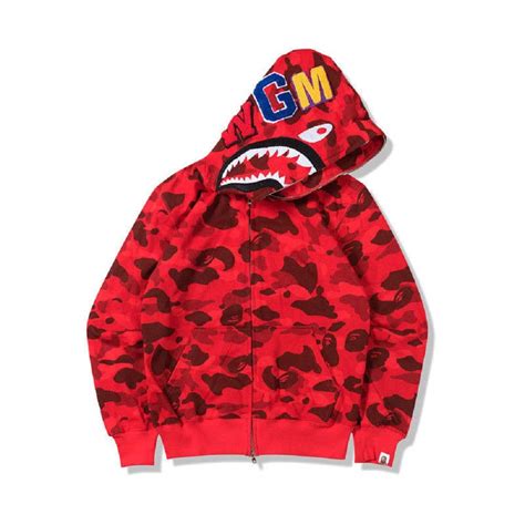 fake bape shark hoodie